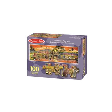 Melissa&Doug MD002873 100 parça Dev Yer Yapbozu - Safari