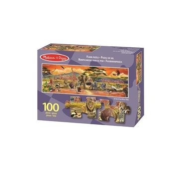 Melissa&Doug MD002873 100 parça Dev Yer Yapbozu - Safari