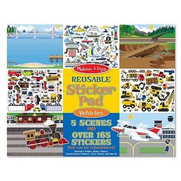 Melissa&Doug MD004199 Tak Çıkar Çıkartma Kitabı - Araçlar