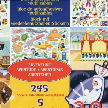 Melissa&Doug MD009115 Tak Çıkar Çıkartma Kitabı - Macera