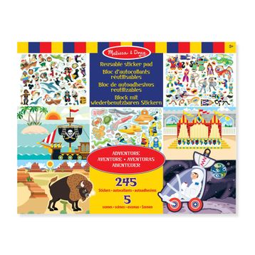 Melissa&Doug MD009115 Tak Çıkar Çıkartma Kitabı - Macera