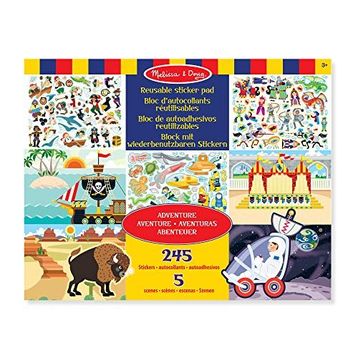 Melissa&Doug MD009115 Tak Çıkar Çıkartma Kitabı - Macera