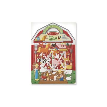 Melissa&Doug MD009408 Çiftlik Kabartmalı Tak Çıkar Çıkartma Seti