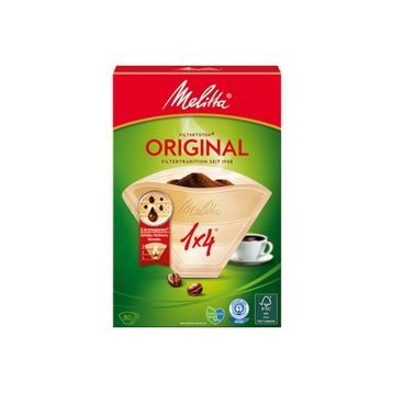 Melitta 1x4 Original Kahverengi Kahve Filtre Kağıdı