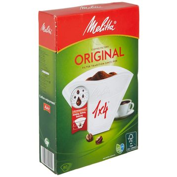 Melitta Beyaz 80 Adet 1x4 Filtre Kahve Kağıdı