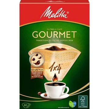 Melitta Beyaz 80 Adet 1x4 Filtre Kahve Kağıdı