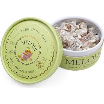 Melodi 250 gr Çikolata Duble Fıstıklı Lokum