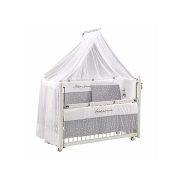 Meltem Smart Mondo Sallanır Ahşap 60x120 cm Beyaz Moon Anne Yanı Beşik
