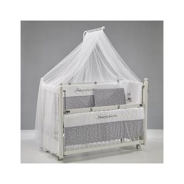Meltem Smart Mondo Sallanır Ahşap 60x120 cm Beyaz Moon Anne Yanı Beşik