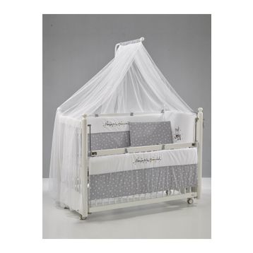 Meltem Smart Mondo Sallanır Ahşap 60x120 cm Beyaz Moon Anne Yanı Beşik