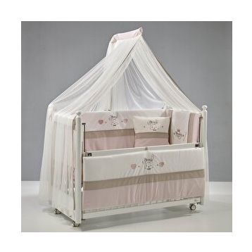 Meltem Smart Mondo Sallanır Ahşap 60x120 cm Beyaz Pretty Anne Yanı Beşik