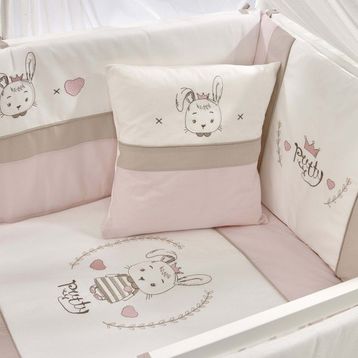 Meltem Smart Pretty Pembe Nakışlı 60x120 cm Bebek Uyku Seti