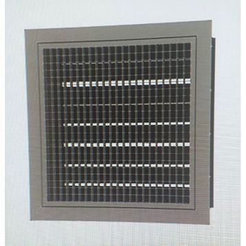 Menfezsan 10 X 10 Çift Sıra Kanatlı Zıt Damperli Menfez