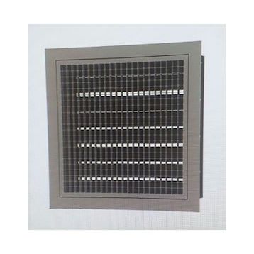 Menfezsan 30 x 30 Çift Sıra Kanatlı Zıt Damperli Menfez