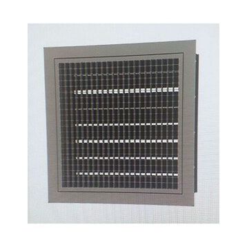 Menfezsan 60 x 60 Çift Sıra Kanatlı Zıt Damperli Menfez