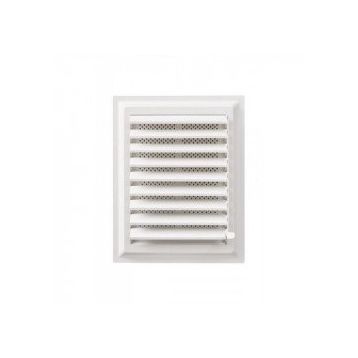 Menfezsan Yüzeysel Hareketli 25X25 cm Plastik Banyo Wc Havalandırma Menfezi
