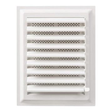 Menfezsan Yüzeysel Hareketli 25X25 cm Plastik Banyo Wc Havalandırma Menfezi