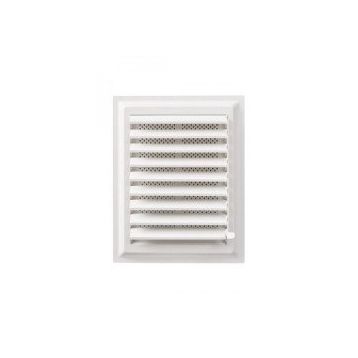 Menfezsan Yüzeysel Hareketli 25X25 cm Plastik Banyo Wc Havalandırma Menfezi