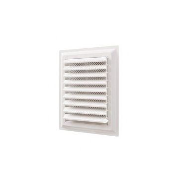 Menfezsan Yüzeysel Hareketli 44 X 44 cm Plastik Banyo Wc Havalandırma Menfezi