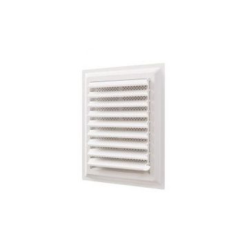 Menfezsan Yüzeysel Hareketli 44 X 44 cm Plastik Banyo Wc Havalandırma Menfezi