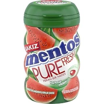 Mentos Pure Fresh Karpuz Aromalı 90 gr Sakız (6 adet)
