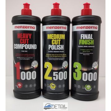 Menzerna 1000-2500-3000 1 lt Pasta Seti
