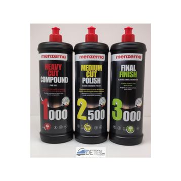 Menzerna 1000-2500-3000 1 lt Pasta Seti