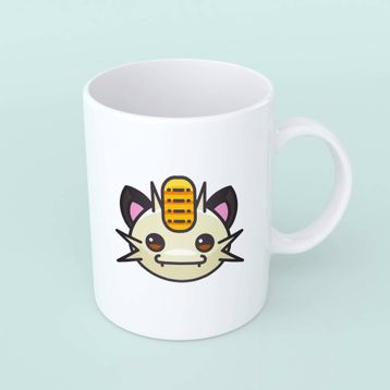 Meowth Pokemon Baskılı Kupa