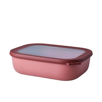 Mepal Multi Bowl Cirqula 2000 ml Vivid Mauve Dikdörtgen Saklama Kabı