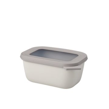 Mepal Multi Bowl Cirqula 750 ml Nordic White Dikdörtgen Saklama Kabı