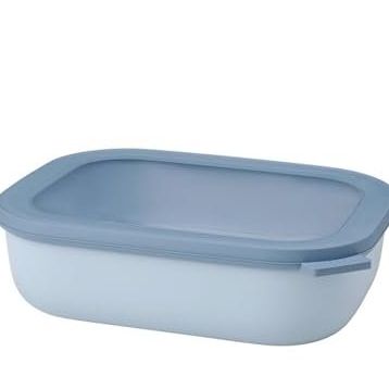 Mepal Multi Bowl Cirqula Rectangular 2000 ml Mavi Saklama Kabı