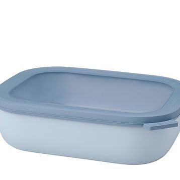 Mepal Multi Bowl Cirqula Rectangular 2000 ml Mavi Saklama Kabı
