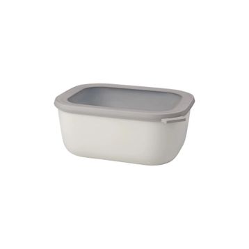 Mepal Multi Bowl Cirqula Rectangular 3000 ml Beyaz Saklama Kabı
