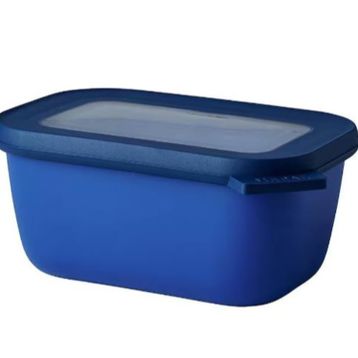 Mepal Multi Bowl Cirqula Rectangular 750 ml Mavi Yemek Kabı