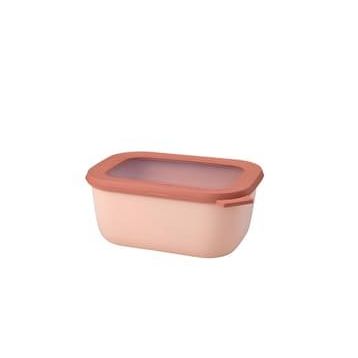 Mepal Multi Bowl Cirqula Rectangular Nordic White Gri 1500 ml Saklama Kabı