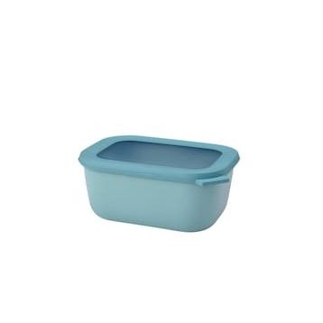 Mepal Multi Bowl Cirqula Rectangular Nordic White Gri 1500 ml Saklama Kabı