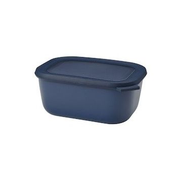 Mepal Multi Bowl Cirqula Rectangular Nordic White Gri 1500 ml Saklama Kabı