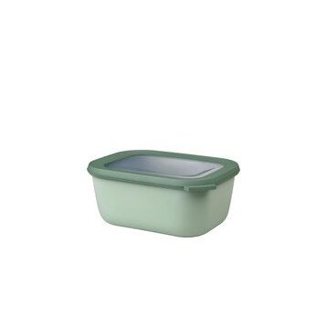 Mepal Multi Bowl Cirqula Rectangular Nordic White Gri 1500 ml Saklama Kabı