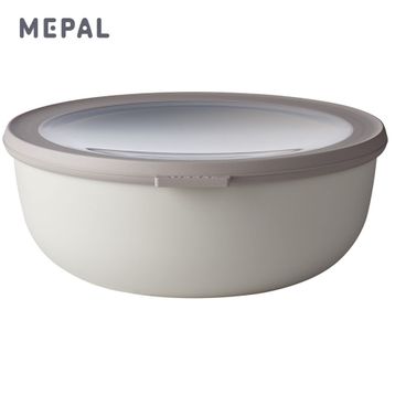 Mepal Multi Bowl Cirqula Round Nordic White 2250 ML Saklama Kabı