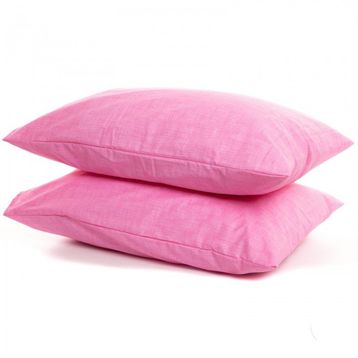 Mer-tim Ranforce Pembe 50x70 cm 2'li Yastık Kılıfı