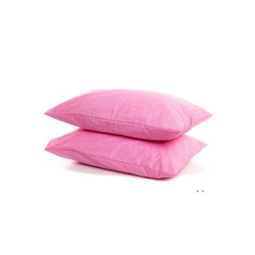 Mer-tim Ranforce Pembe 50x70 cm 2'li Yastık Kılıfı
