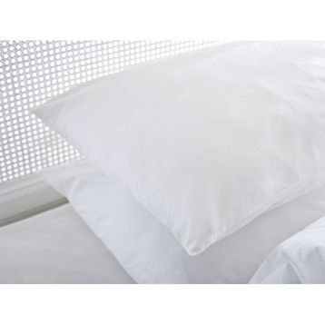 Mer-tim Renforce Beyaz Fermuarlı 50x70 cm 2'li Yastık Kılıfı