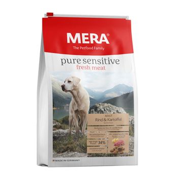 Mera Tahılsız Taze Sığır Etli ve Patatesli 12,5 kg Köpek Maması