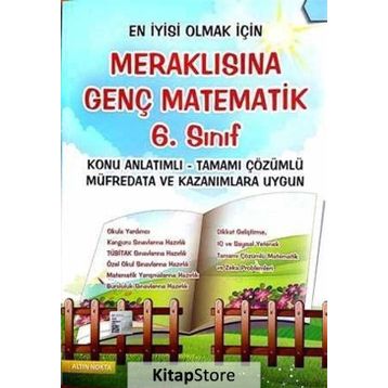 Meraklısına Genç Matematik 6. Konu Anlatımlı Tamamı Çözümlü - kollektif