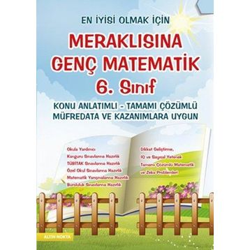 Meraklısına Genç Matematik 6. Konu Anlatımlı Tamamı Çözümlü - kollektif