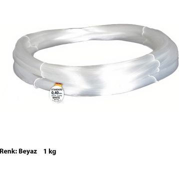 Mercan Standart 0.40 mm 1 kg Beyaz Çile Misina