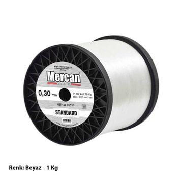 Mercan Standart 1 kg Beyaz Bobin Misina