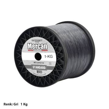 Mercan Standart 1 kg Gri Bobin Misina