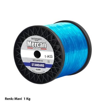 Mercan Standart 1 kg Mavi Bobin Misina