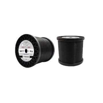 Mercan Standart 1 kg Siyah Bobin Misina